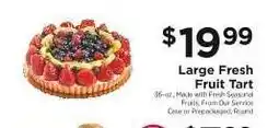 ShopRite Large Fresh Fruit Tart offer