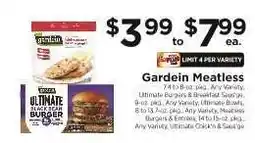 ShopRite Gardein Meatless offer