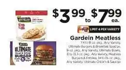 ShopRite Gardein Meatless offer