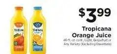 ShopRite Tropicana Orange Juice offer