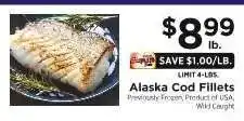 ShopRite Alaska Cod Fillets offer