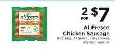 ShopRite Al Fresco Chicken Sausage offer