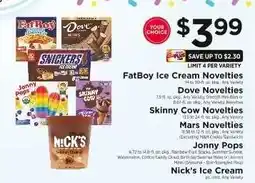 ShopRite Ice Cream & Novelties offer