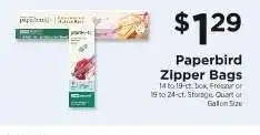 ShopRite Paperbird Zipper Bags offer