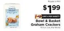 ShopRite Bowl & Basket Graham Crackers offer