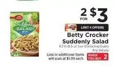 ShopRite Betty Crocker Suddenly Salad offer