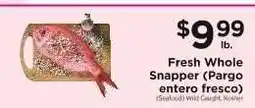 ShopRite Fresh Whole Snapper offer