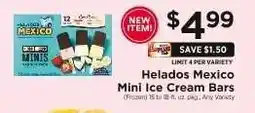 ShopRite Helados Mexico Mini Ice Cream Bars offer