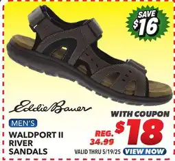 Big 5 Eddie Bauer Waldport II Men's River Sandals offer