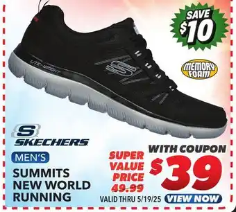Big 5 Skechers Summits New World Men's Running Shoes offer