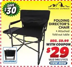 Big 5 American Outback Folding Director's Chair offer