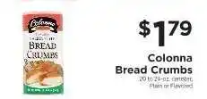 ShopRite Colonna Bread Crumbs offer
