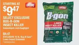 The Home Depot Bug-b-gon insect killer offer