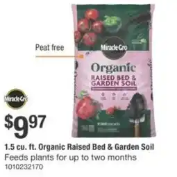 The Home Depot Organic raised bed & garden soil offer