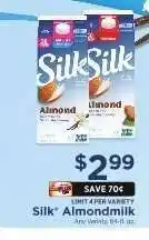 ShopRite Silk AlmondMilk offer