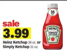 Meijer Heinz Ketchup or Simply Ketchup offer