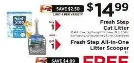 ShopRite Fresh Step Cat Litter offer