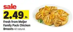 Meijer Fresh from Meijer Family Pack Chicken Breasts offer