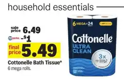 Meijer Cottonelle Bath Tissue offer