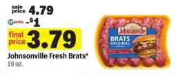Meijer Johnsonville Fresh Brats offer