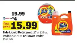 Meijer Tide Liquid Detergent offer