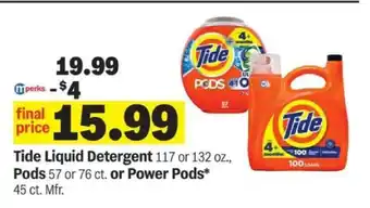 Meijer Tide Liquid Detergent offer
