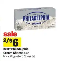 Meijer Kraft Philadelphia Cream Cheese offer