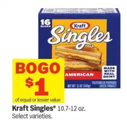 Meijer Kraft Singles offer