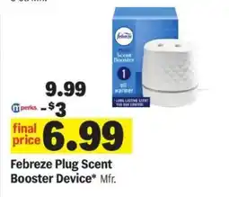 Meijer Febreze Plug Scent Booster Device offer
