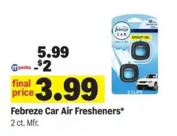 Meijer Febreze Car Air Fresheners offer