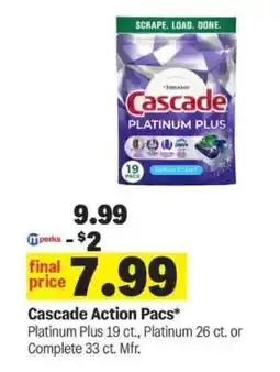 Meijer Cascade Action Pacs offer