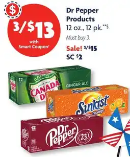 Family Dollar Dr Pepper Products offer