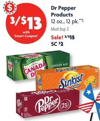 Family Dollar Dr Pepper Products offer