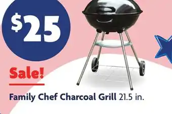 Family Dollar Family Chef Charcoal Grill offer