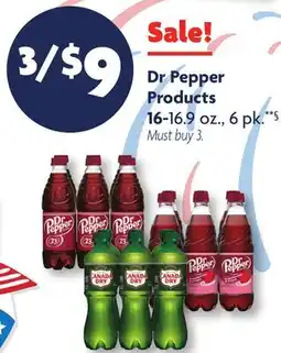 Family Dollar Dr Pepper Products offer