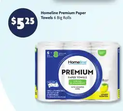 Family Dollar Homeline Premium Paper Towels offer