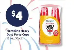 Family Dollar Homeline Heavy Duty Party Cups offer