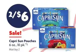 Family Dollar Capri Sun Pouches offer