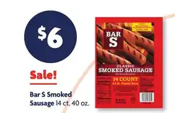 Family Dollar Bar S Smoked Sausage offer