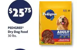 Family Dollar PEDIGREE Dry Dog Food offer
