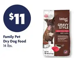 Family Dollar Family Pet Dry Dog Food offer