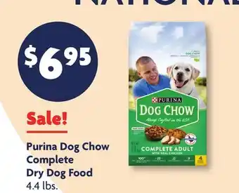 Family Dollar Purina Dog Chow Complete Dry Dog Food offer