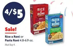 Family Dollar Rice a Roni or Pasta Roni offer