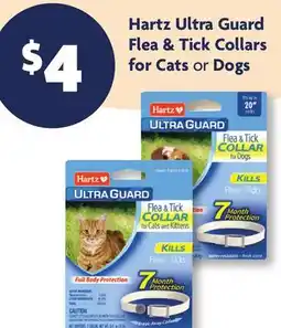 Family Dollar Hartz Ultra Guard Flea & Tick Collars for Cats or Dogs offer
