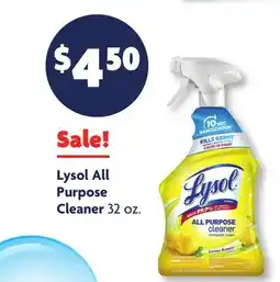 Family Dollar Lysol All Purpose Cleaner offer