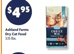 Family Dollar Ashland Farms Dry Cat Food offer