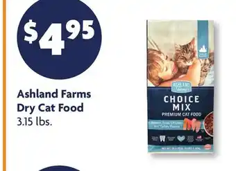 Family Dollar Ashland Farms Dry Cat Food offer