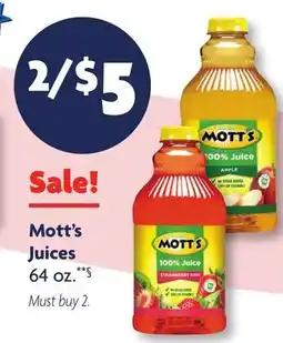 Family Dollar Mott's Juices offer
