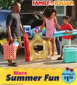 Family Dollar More Summer Fun offer