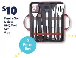 Family Dollar Family Chef Deluxe BBQ Tool Set offer